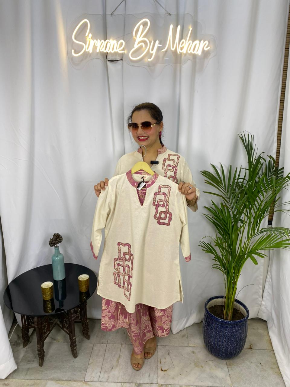 Mehar Blush Pink Bloom Set