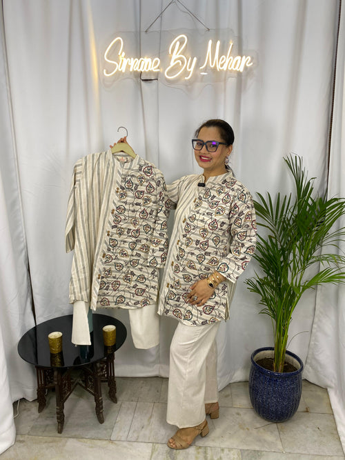 Ivory Vine Fusion Co-ord Set